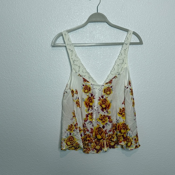 Free People Intimately Morning Rose Lace Tank Size M - Picture 6 of 6